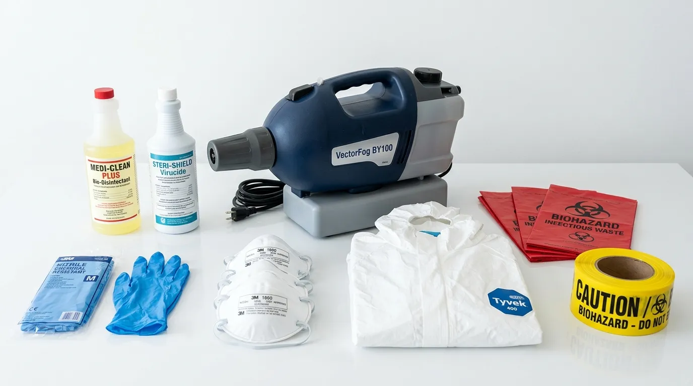 Professional biohazard remediation crew working in Fruitridge Pocket